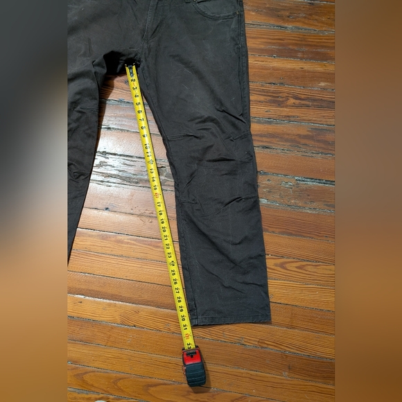 lot 2 pair Kuhl RYDR Vintage Patina Dye HIking Outdoor Pants 38 x 32 brown olive - Picture 11 of 16